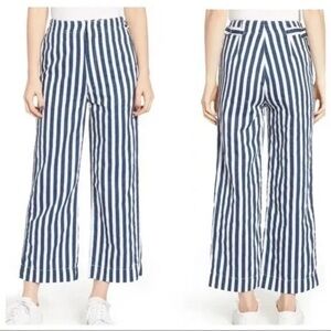 MOTHER The Cinch Greaser Sea Daze Striped Wide Leg Trouser Pants Size 25